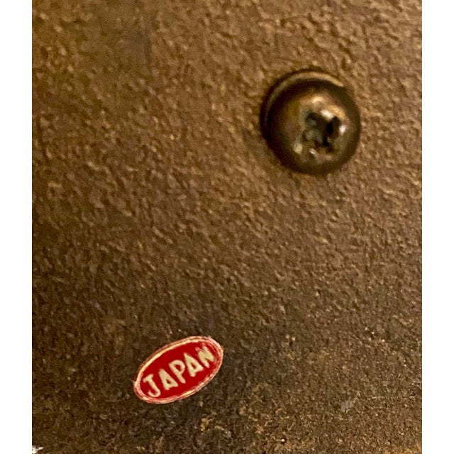 Vintage Bronze/Brass Japanese Candle Holder For Sale - Image 11 of 12