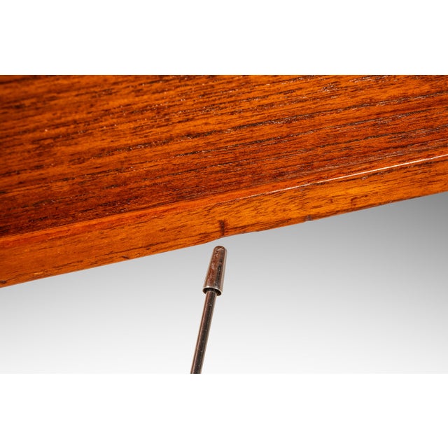 Danish Mid-Century Modern "Floating" Executive Desk in Teak by Dyrlund, Denmark, C. 1960s For Sale - Image 11 of 18