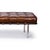 Regina Andrew Tufted Leather Gallery Bench, Cigar For Sale - Image 4 of 7