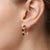 Elevate your jewelry collection with these elegant Natural Garnet Hoop Earrings, expertly crafted in 18K Gold Plated over...