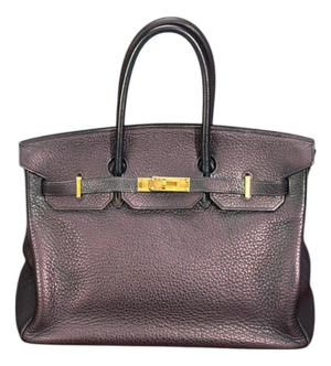 Hermès, Birkin Retourne 35, Taurillon Clemence Leather, Gold Hardware, France, 2003