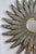 Extra Large Mid Century Modern Silver Sunburst Mirror For Sale - Image 4 of 10
