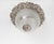 An exceptional and highly decorative mid-century vintage flush mount (plafond) ceiling light, crafted in Spain circa 1950....