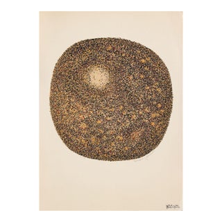 Manfred Schwartz Tondo Etretat Lithograph For Sale