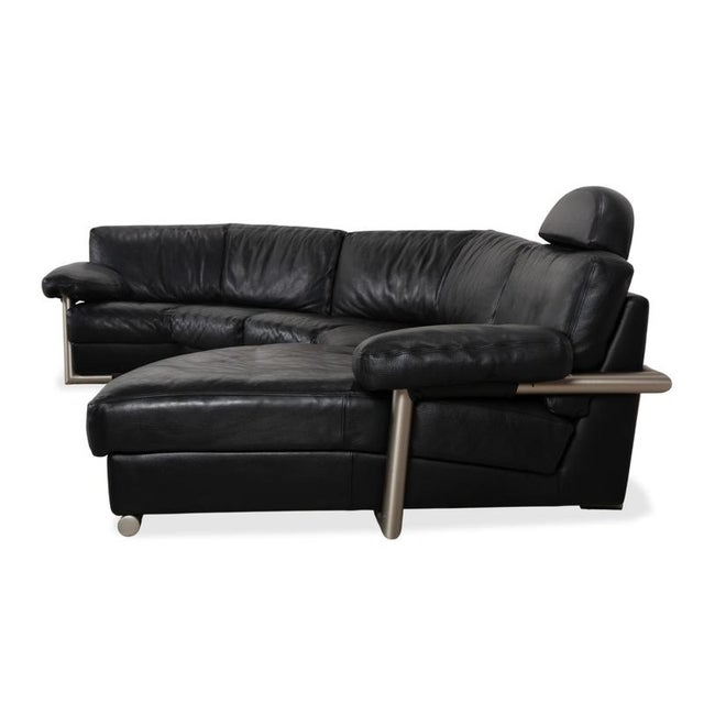 Medea Leather Corner Sofa from Artanova For Sale - Image 13 of 14