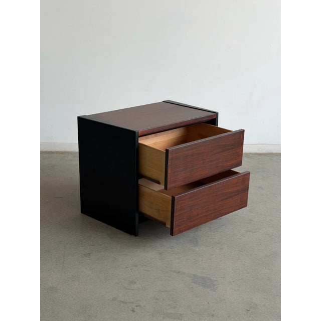 1980s Single Angular Nightstand by Henredon For Sale - Image 11 of 15