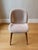 Stunning set of 10 custom GUBI Beetle Dining Chairs, upholstered in luxurious camel mohair and finished with warm walnut...
