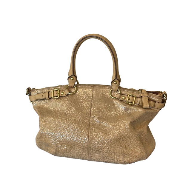 Modern Vintage Coach Madison Handbag For Sale - Image 3 of 13