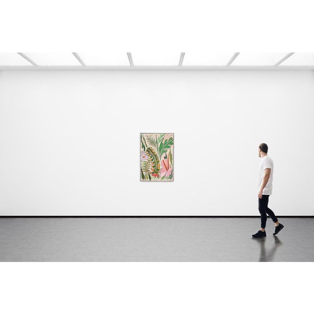 Romina Milano, Rainforest Walk, 2023, Acrylic on Paper For Sale - Image 4 of 8