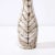 Mid-Century Modernist White and Earth Toned Tapered Ceramic Vase With Leaf Motif For Sale In New York - Image 6 of 13