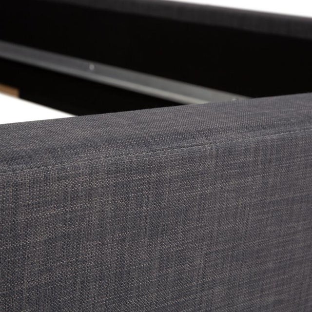 Modern Hülsta Bed in Fabric For Sale - Image 3 of 12