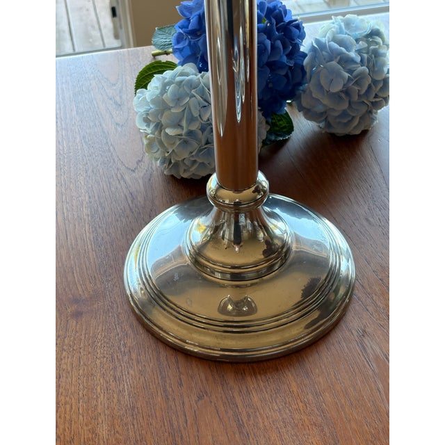 Vintage Silver Champagne Bucket With Floor Stand For Sale - Image 9 of 12