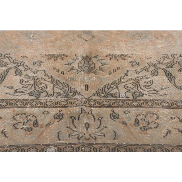 Mid 20th Century Mid 20th Century Distressed Faded Vintage Persian Rug, 03'05 X 05'03 For Sale - Image 5 of 10
