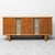 Mobile Sideboard in Wood and Glass, 1940s For Sale - Image 3 of 14