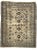Antique Caucasian Prepidil with Ram Horns in Beige & Navy Rug 4 x 5 For Sale - Image 13 of 13