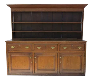 English Pine Dresser and Rack Base Sideboard