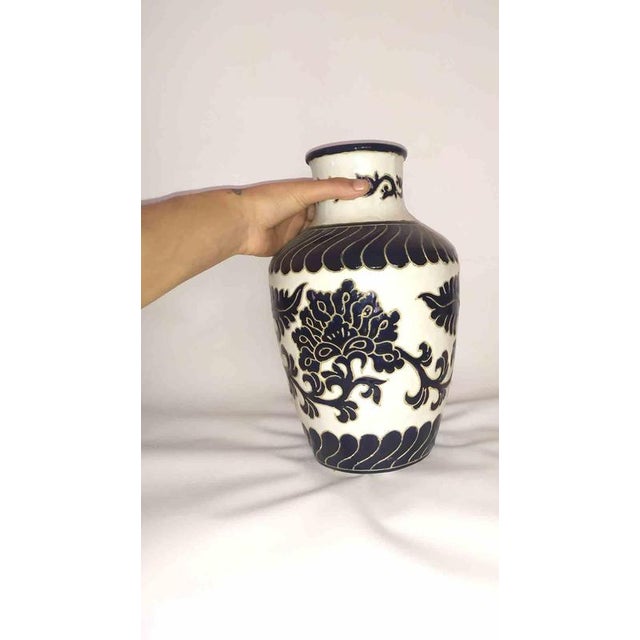 Ceramic Vintage Capodimonte Ceramic Vase, Italy, 1960s For Sale - Image 7 of 9