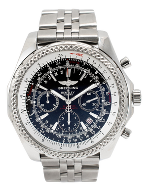 Breitling Bentley Motors 49mm A25362 Chronograph Black Stainless Steel Watch