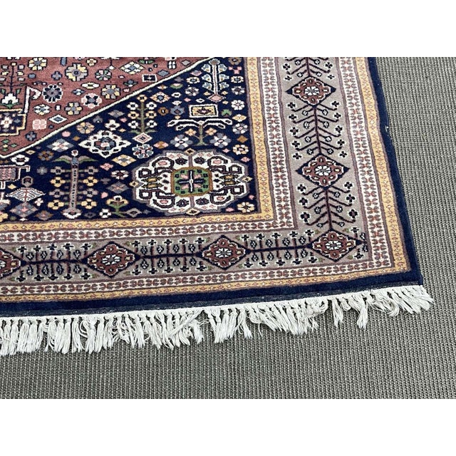 Middle Eastern Handmade Wool Rug For Sale - Image 4 of 7