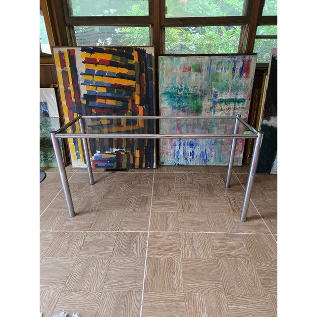 Mid-Century Modern 1970s Vintage Mid Century Modern Milo Baughman Style Table For Sale - Image 3 of 11