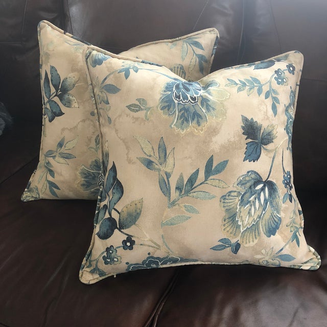 Floral Decorative Pillows A Pair Chairish