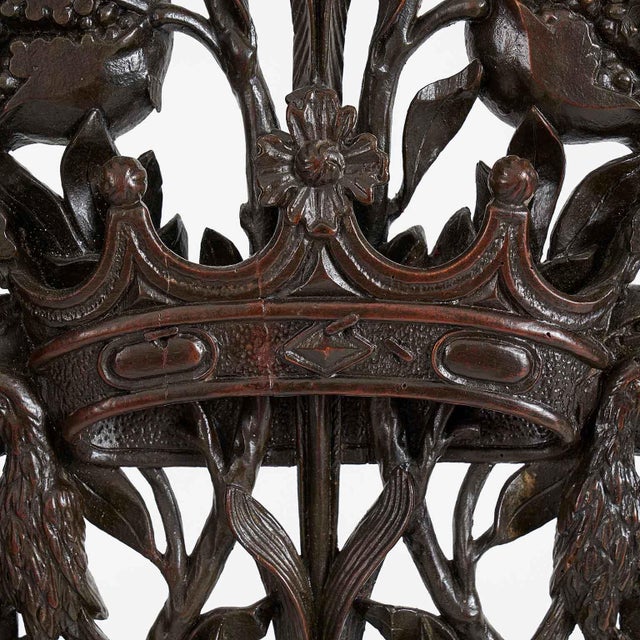 Carved Wooden Gate by Bottega Lombarda, 18th Century For Sale - Image 4 of 10