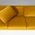 Three-Seater Sofa and Poufs in Yellow Velvet1970, Set of 3 For Sale - Image 6 of 12