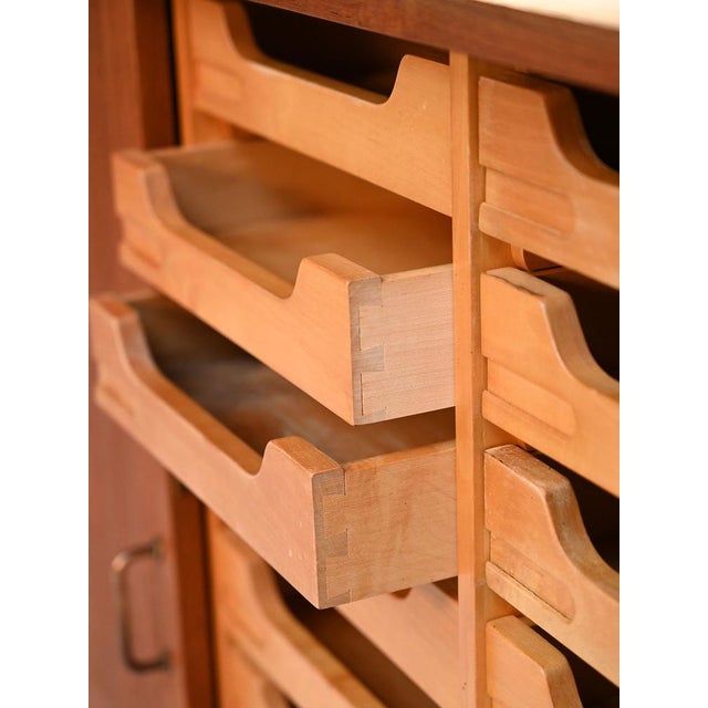 Scandinavian Teak Highboard, 1950s For Sale - Image 10 of 12