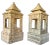 Add a touch of organic elegance and architectural flair with this pair of handwoven rattan pagoda lanterns. Each lantern...