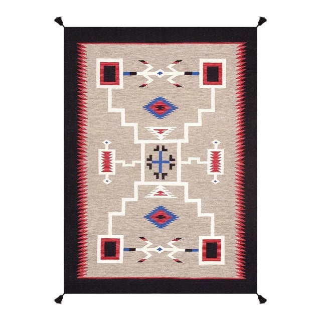 Tuscany Wool Mocha Area Rug, 5' 0'' X 6'11'' For Sale