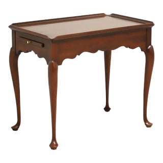 Statton Centennial Solid Cherry Queen Anne Tea Table For Sale