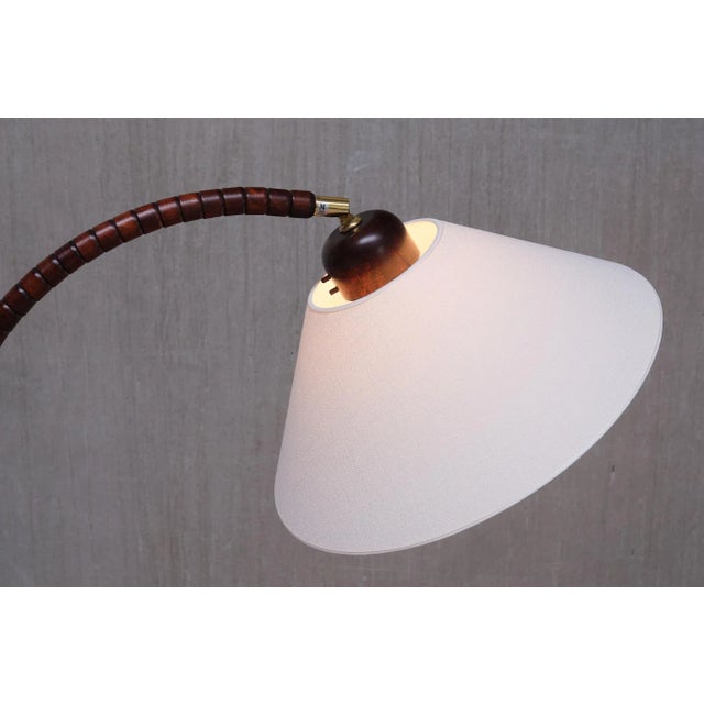 Sculptural Floor Lamp in Beech from Markslöjd, Sweden, 1960s For Sale - Image 12 of 15