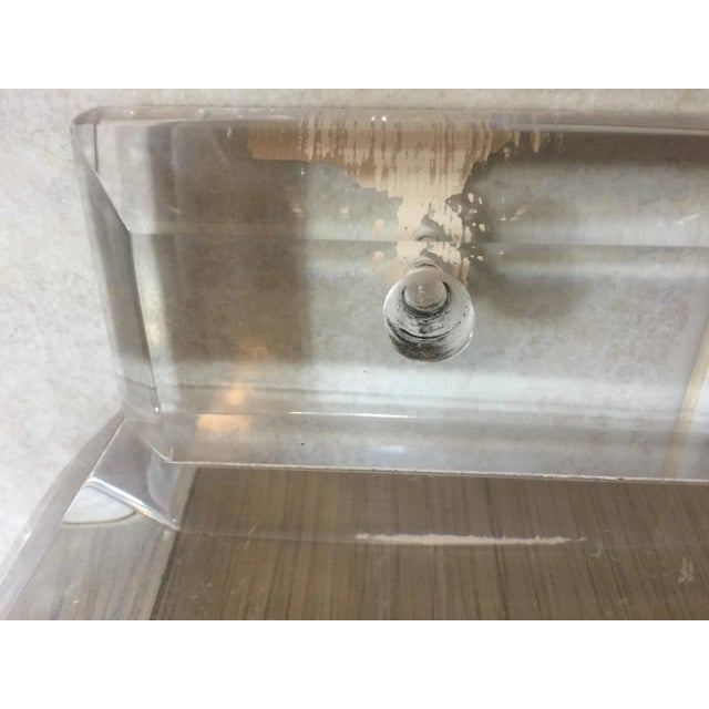 Mid Century Modern Lucite Floating Wall Shelf For Sale In Reno/Lake Tahoe - Image 6 of 10