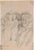 Pencil drawing on aper. Not signed. Stamp of "Collection Amodeo". Good condition. This piece is attributed to the...