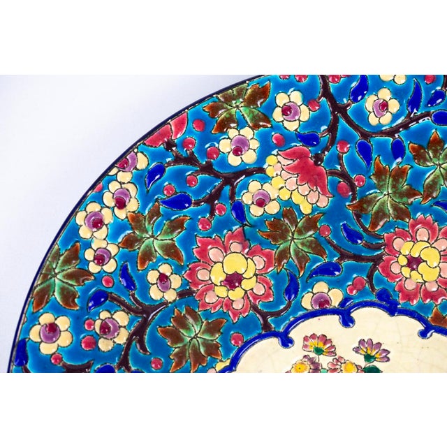 1940s Large Antique Enamel Dish from Longwy, 1940s For Sale - Image 5 of 12