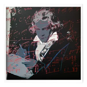 Sunday B. Morning after Andy Warhol, Beethoven 391, Framed