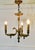 French Gilt Brass Bouillotte Library Ceiling Light, 1890s For Sale - Image 6 of 8