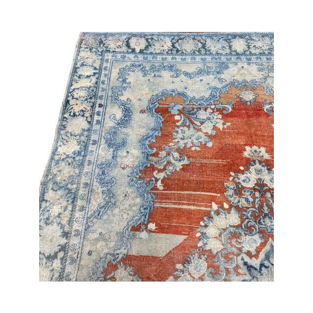 1960s 1960s Old Persian Mahal Area Rug 9x13 For Sale - Image 5 of 12