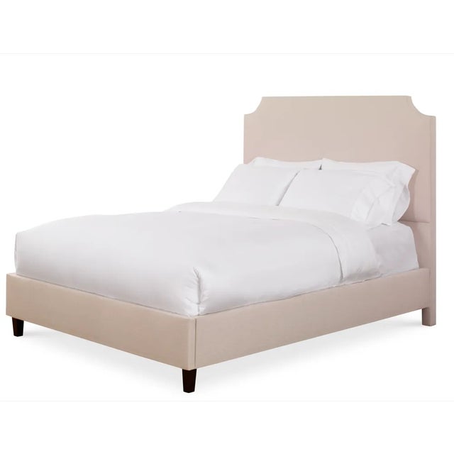 Modern Reagan Twin Headboard, Gelam Linen For Sale - Image 3 of 5