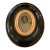 Antique 1860s Child Tintype Portrait in Ebonized Oval Frame With Convex Bubble Glass For Sale