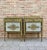 Pair of 19th century bronze and mirror bedside tables with a central brass drawer. These late 19th century Bronze and...