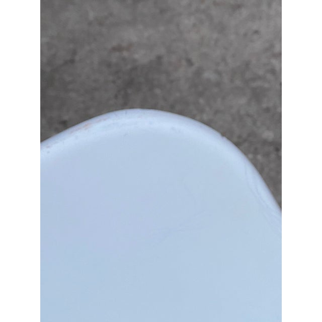 Charles Zublena Relax Chair Created in the 1970s for Club Med Fiberglass chair with white gelcoat finish Completely...