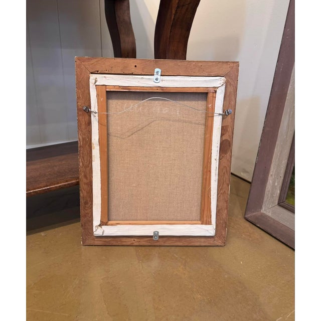 20th Century French Oil on Canvas "Yellow Roses" For Sale - Image 9 of 9