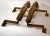 Antique Art Nouveau Bronze Push and Pull Door Handles with Water Nymphes, Set of 2 For Sale - Image 3 of 10