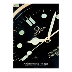 1992 Swedish Watch Poster, Omega: The Sign of Excellence, Stockholm