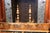 1960s Set of 3, Vintage Handcrafted Ornate Brass Fireplace Fender With Brass Andirons For Sale - Image 5 of 10