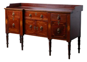 Regency Inlaid Mahogany Sideboard, c.1820