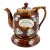 English Measham Bargeware Love at Home Teapot on Stand For Sale