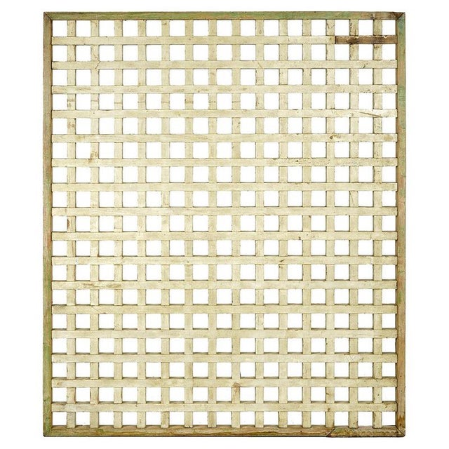 Screen in Patinated Solid Wood For Sale - Image 6 of 7