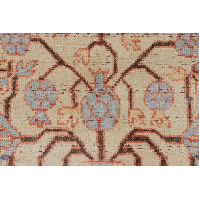 Modern Rug & Kilim's Classic Oriental Square “Tree of Life” Rug in Beige and Rust For Sale - Image 3 of 3